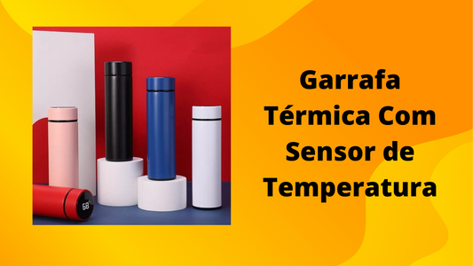 Garrafa Térmica Com Sensor de Temperatura